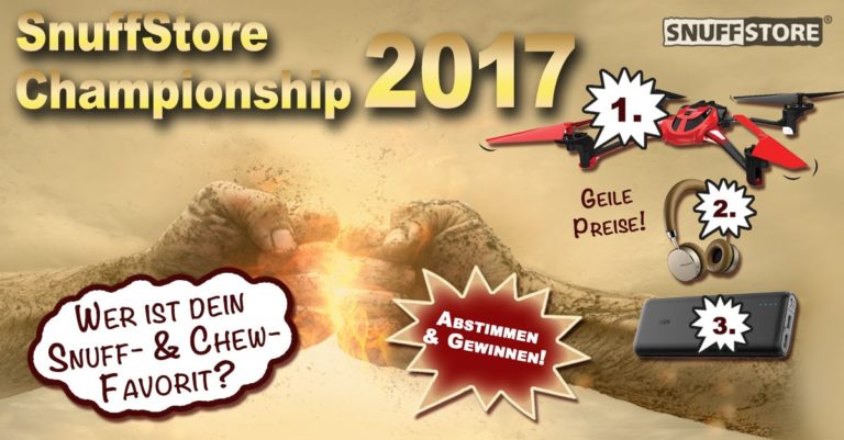 SnuffStore Championship 2017 – abstimmen und gewinnen!