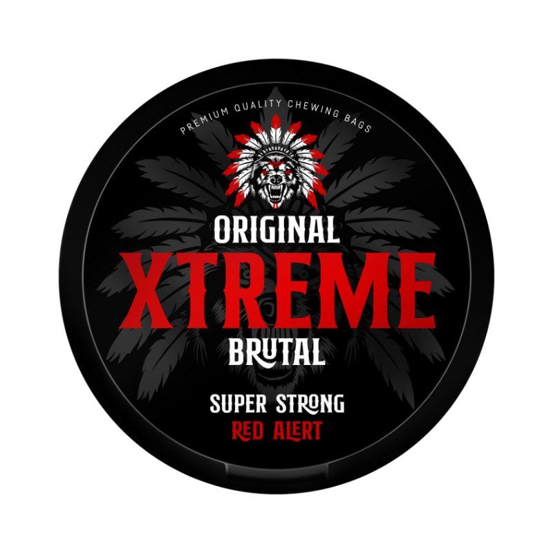 Original Xtreme Brutal Red Alert Chewing Bags