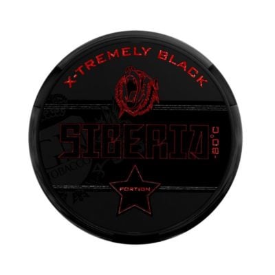 Siberia X-tremely Black Regular Chewing Bags