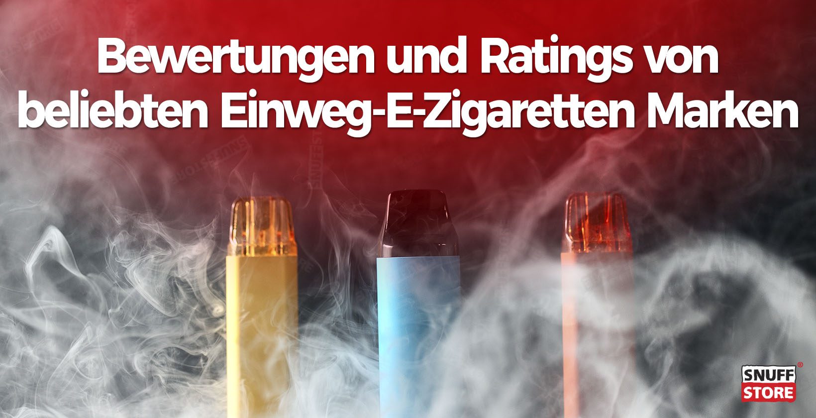 Bewertungen und Ratings von beliebten Einweg-E-Zigaretten Marken
