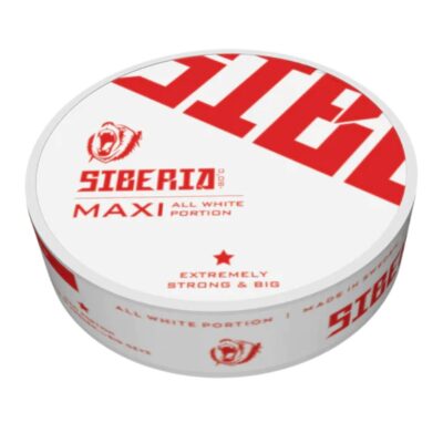 Siberia All White Maxi Nikotinbeutel